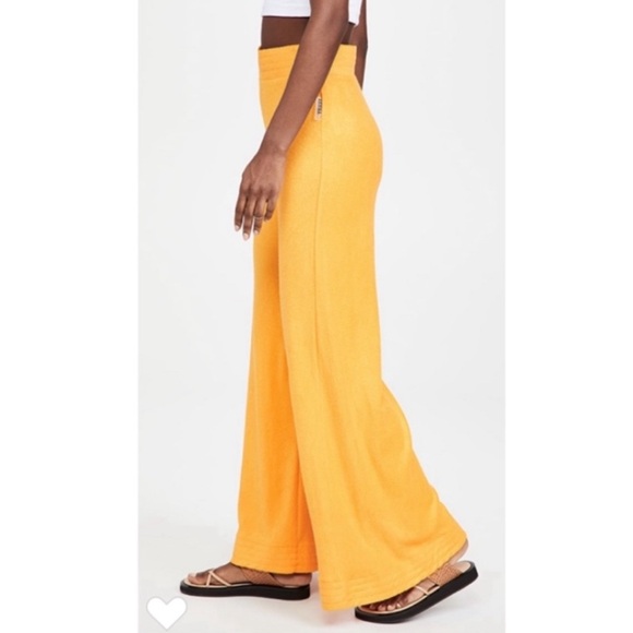 Simon Miller Loa Terry Pants in Orange - Picture 2 of 6